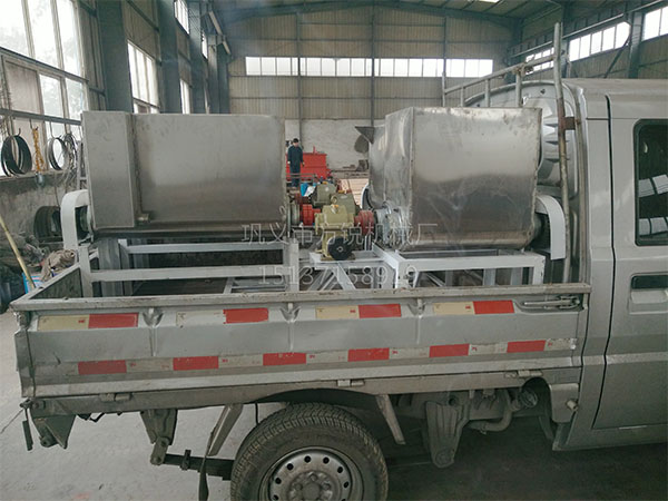 發(fā)往江蘇徐州的四臺(tái)不銹鋼洗面機(jī)已裝車(chē)